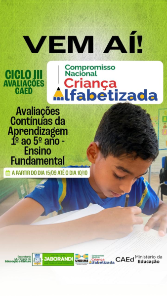 CICLO III AVALIAÇÃO CAEDE 